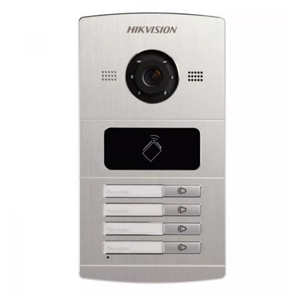 VideoPortero Ip hikvision Metalico C4 Timbres