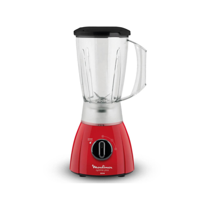 LICUADORA MOULINEX LM270558 OPTIMIX PLUS ROJA - 2 VEL 550W 2LTS