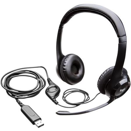 AURICULAR CMIC LOGITECH CLEAR CHAT COMFORT USB H390 (981-000014)