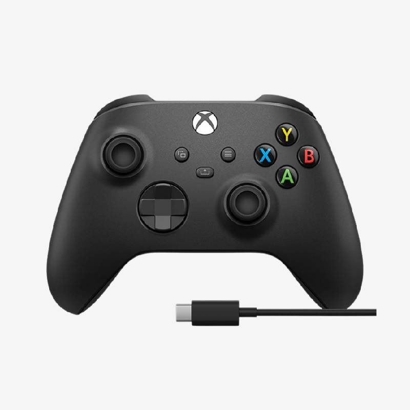 GAMEPAD MICROSOFT XBOX 1V8-00016 - NEGRO INALAMBRICO Y CON CABLE PARA PC