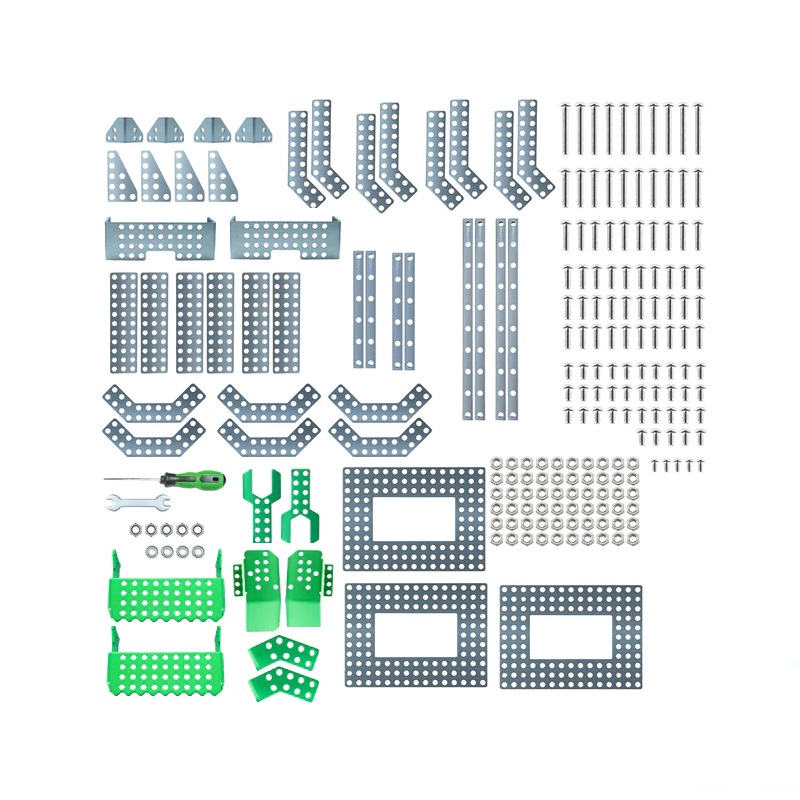 ROBOBLOQ KIT DE CONSTRUCCION (KIT CON PIEZAS METALICAS EXTRA PARA ROBOT QOOPERS)