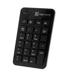 TECLADO KLIPXTREME NUMERICO INALAMBRICO ZYPHER (KNP-110)