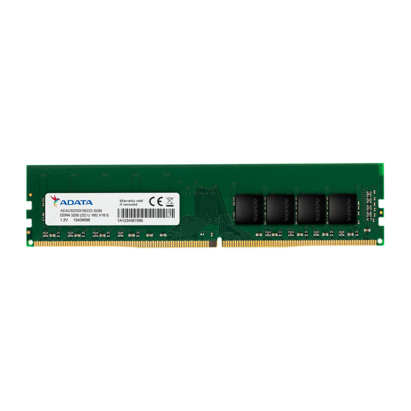 MEMORIA UDIMM ADATA DDR4 16GB 3200MHZ BLISTER (AD4U320016G22-SGN)