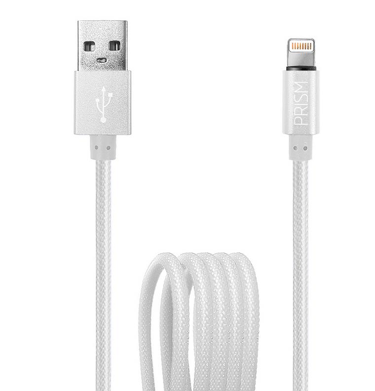 CABLE FOXBOX USB PRISM USB A LIGHTNING BLANCO 125M  (2191)