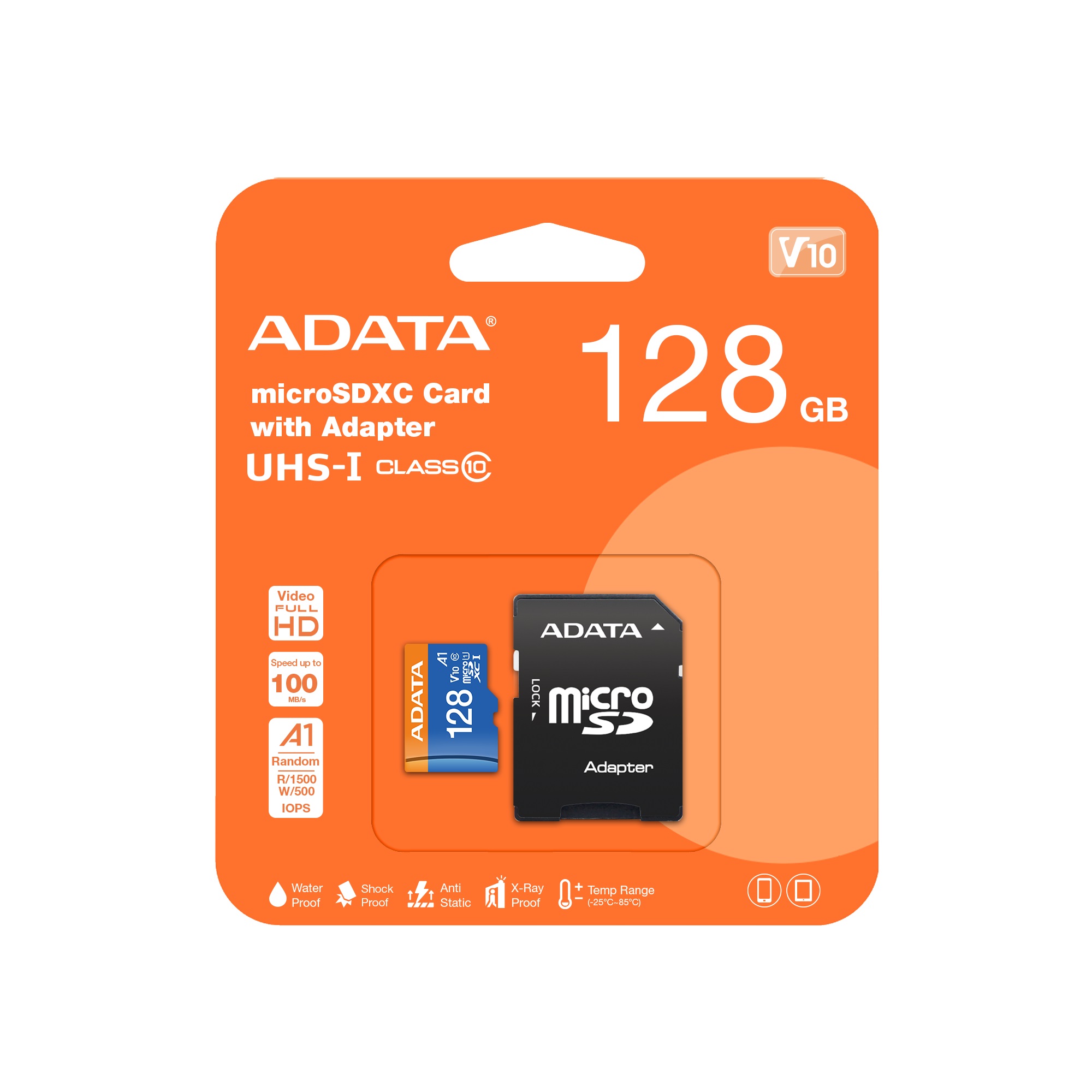 Memoria Sd Adata Premier 128Gb Class10 Uhs-I (Ausdx128Guicl10A1-RA1)