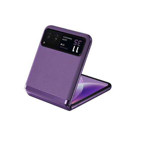 CELULAR MOTOROLA RAZR 40 (XT2323-1)  8GB256GB MORADO AMATISTA (PAYA0022AR)  64MP32MP