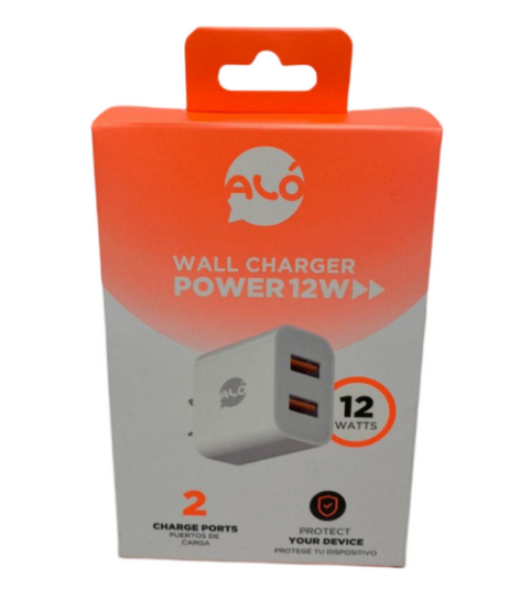CARGADOR ALO POWER 12W BLANCO (8015)