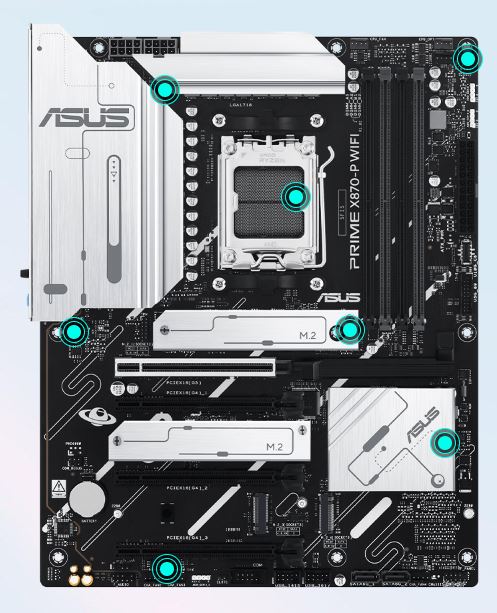 MB AMD (AM5) ASUS PRIME X870-P WIFI (90MB1IS0-M0EAY0 90MB1IS0-MVAAY0 )
