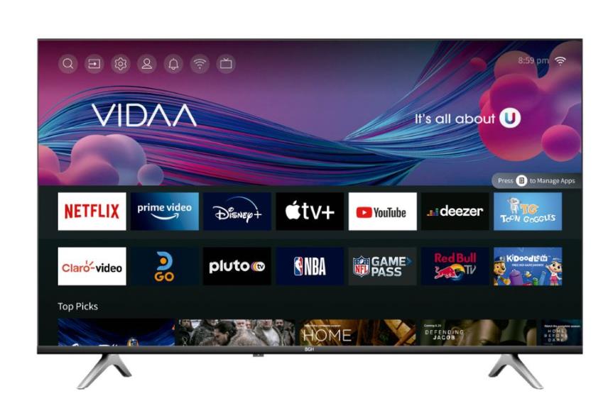 TV LED 43 BGH B4323H5 VIDAA - SMART FHD HDMI USB