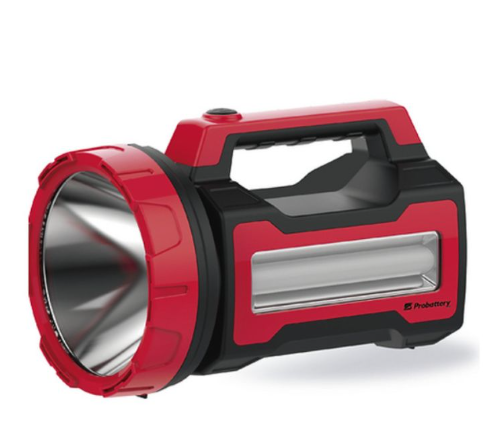 LINTERNA PROBATTERY DE MANO RECARGABLE 10W  3W LARERALES (ILRE-9211)