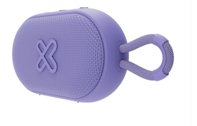 PARLANTE KLIPXTREME GROOVESPLASH  PORTATIL STEREO  TRUE WIRELES 12HS - 6W - IPX7 PURPURA (KBS-030PR)