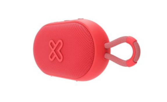 PARLANTE KLIPXTREME GROOVESPLASH  PORTATIL STEREO  TRUE WIRELES 12HS - 6W - IPX7 RED (KBS-030RD)
