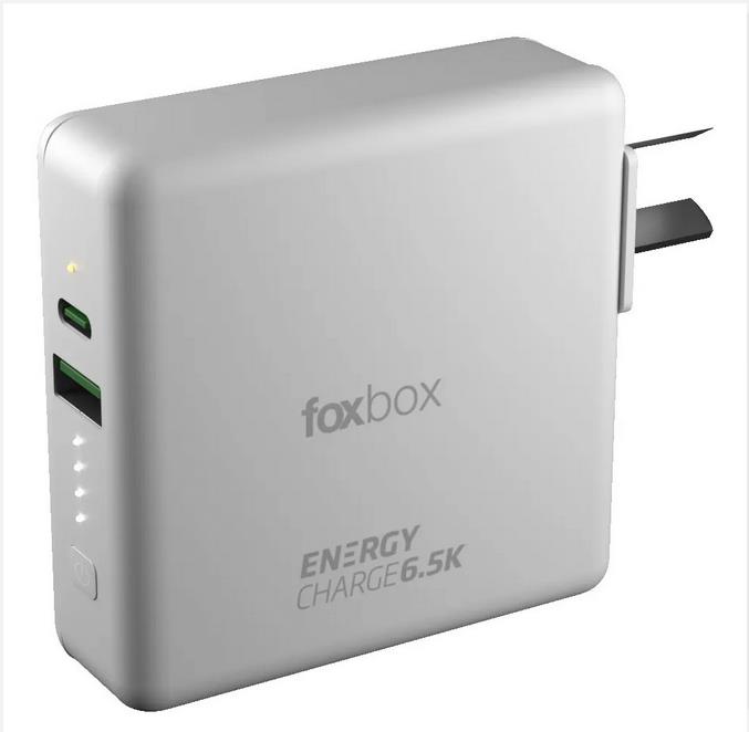 POWER BANK FOXBOX ENERGY 20W CHARGER 6500 ML BLANCO (7666)