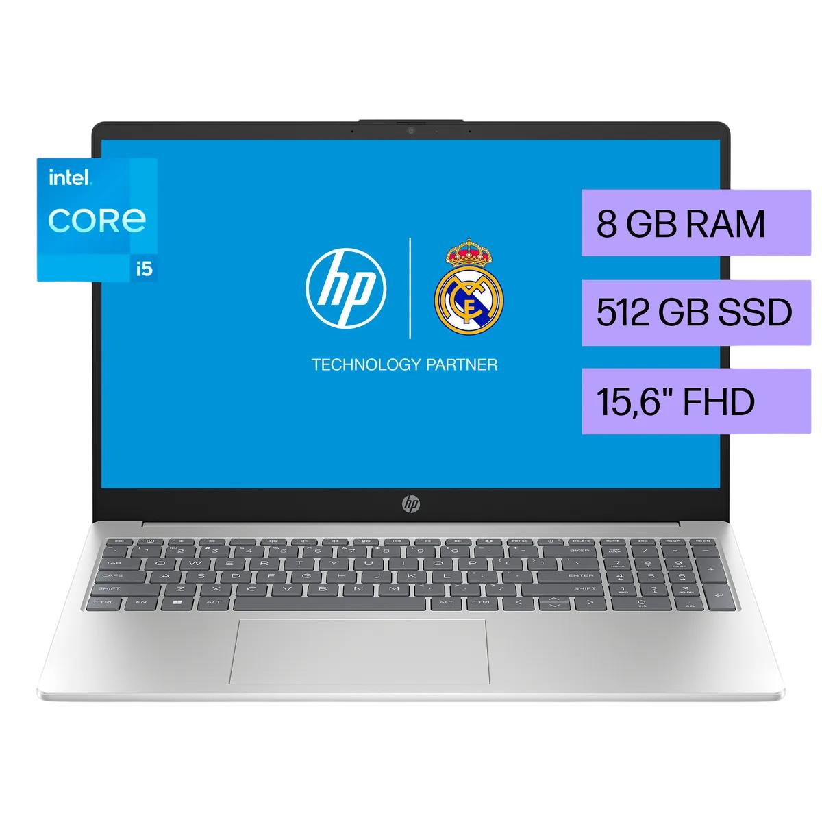 NOTEBOOK HP 15-FD0043LA i5-1334U 8GB 512GB 156 HD W11H (B54ZRLAAC8)