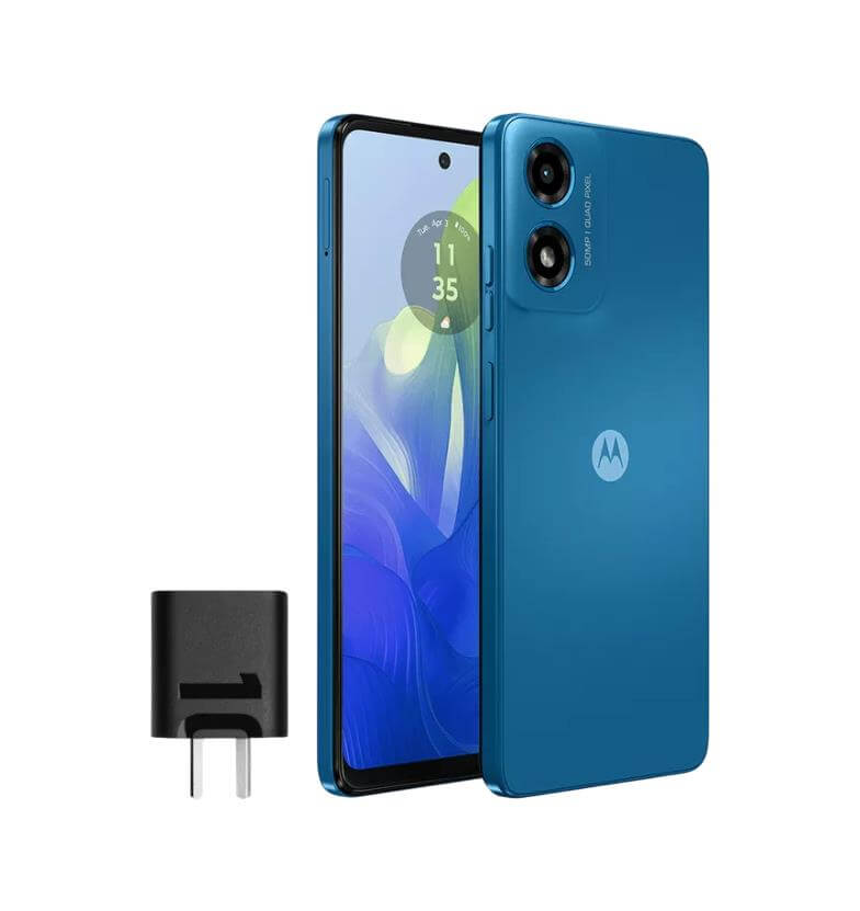 CELULAR MOTOROLA G04S 4G (XT2421-7) 4GB64GB 50MP2MP8MP (PB380014AR) 66 SATIN BLUE