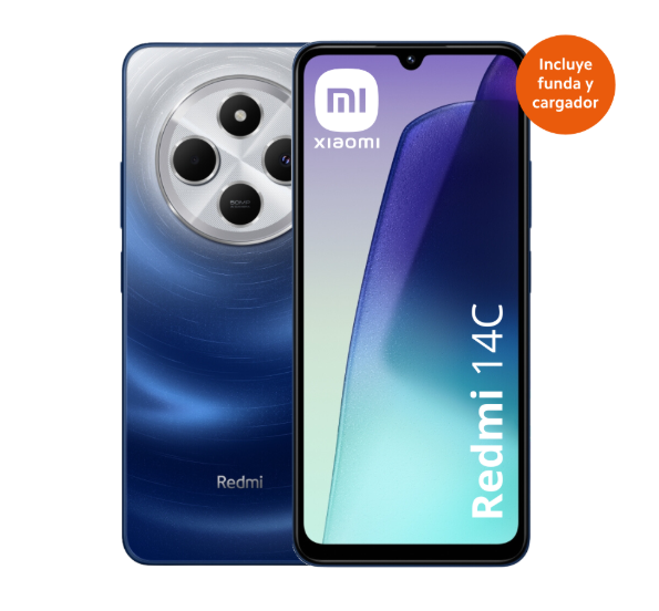CELULAR XIAOMI REDMI 14C 4G-256GB STARRY BLUE DUAL NANO SIM  (MZB0JDOAR)