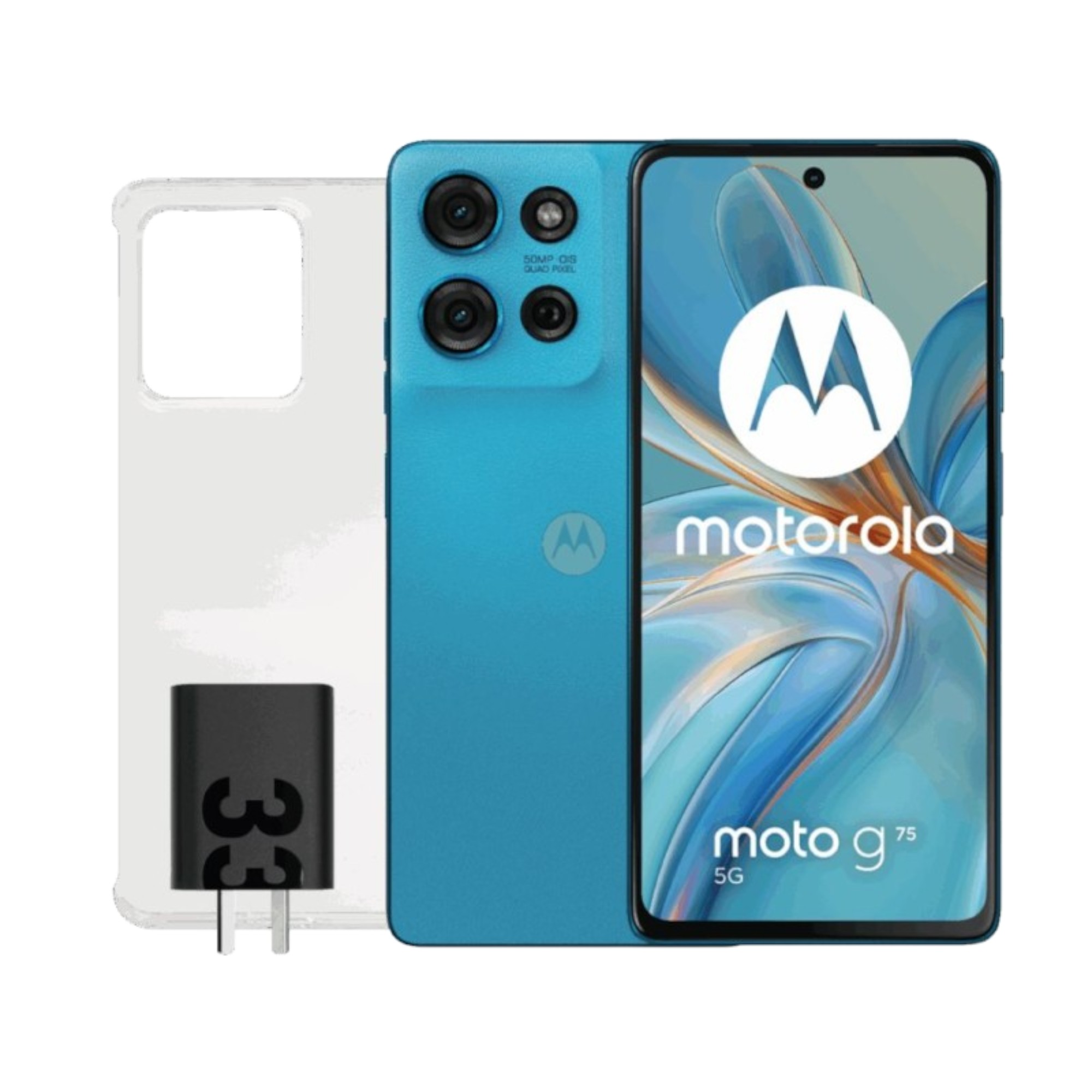 CELULAR MOTOROLA G75 5G (XT2437-2) 8GB256GB 50MP8MP32MP 67 AQUA BLUE (PB3V0027AR)