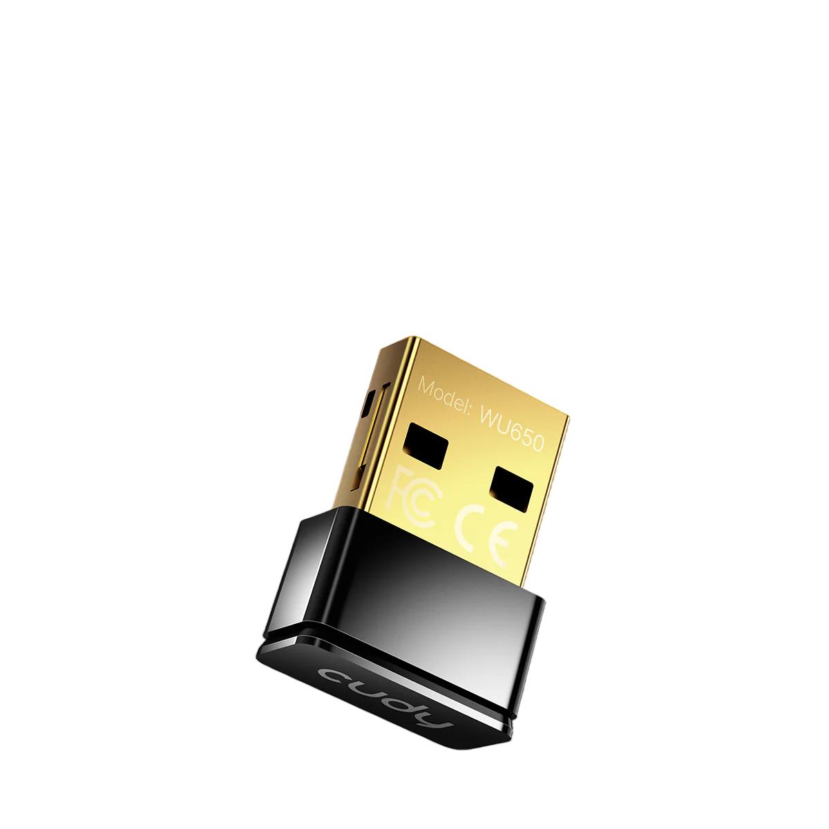 ADAPTADOR CUDY AC650 DUAL BAND MINI USB WI-FI (WU650) V20