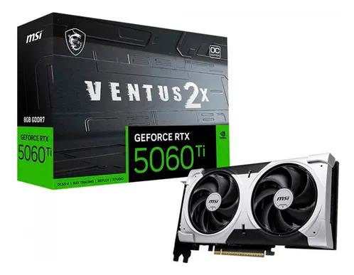 GPU  MSI  GEFORCE  RTX 5060TI VENTUS 2X OC PLUS 8G G506T-8V2CP