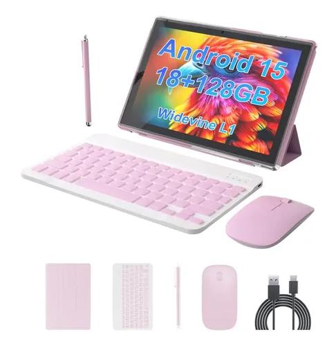 TABLET IWEGGO 10”ANDROID 1518GB RAM 128GBTECLADOFUNDAMOUSE PINK (X003YNP4L1)