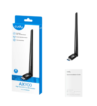 ADAPTADOR CUDY USB WIFI 6 AX900 (WU900H)