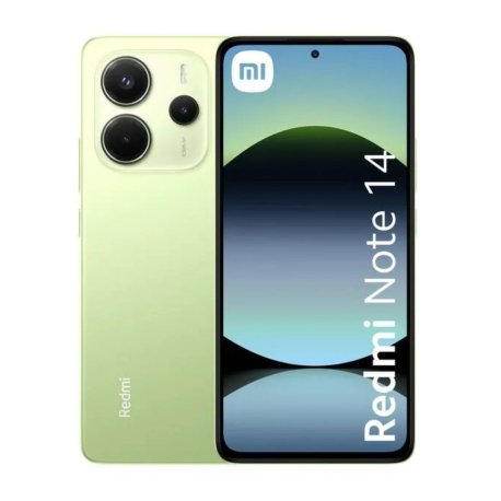 CELULAR XIAOMI REDMI NOTE 14 128GB-6GB LIME GREEM DUAL NANO SIM (MZB0KBYAR)