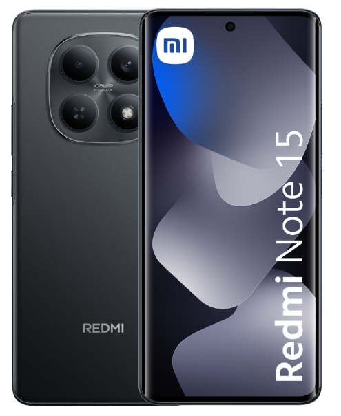 CELULAR XIAOMI REDMI NOTE 15 256GB-8GB BLACK DUAL NANO SIM (MZB0NJJAR)