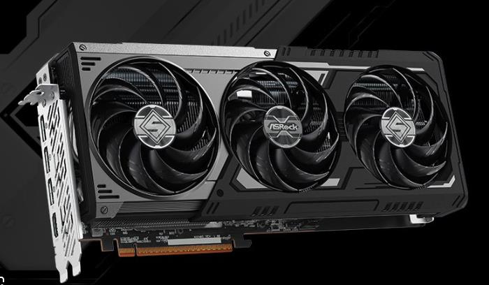 GPU ASROCK RADEON RX9070GRE STEEL LEGEND DARK 12GB OC  (VG-9070GRESLD12)
